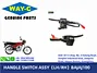 WAY-C BAJAJ BXOER100 MOTORCYCLE PARTS HANDLE SWITCH ASSY（LH/RH）DU191033/DF201053 BAJAJ 100